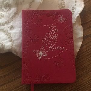 Be Still and Know-NWOT, leather bound devotional